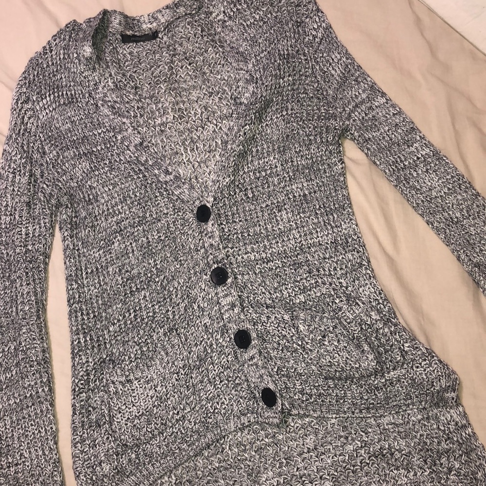 Gray Cardigan